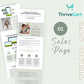 Organic Green ThriveCart 4-Page Sales Funnel Template