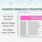 100+ Market Research Chat GPT Prompts