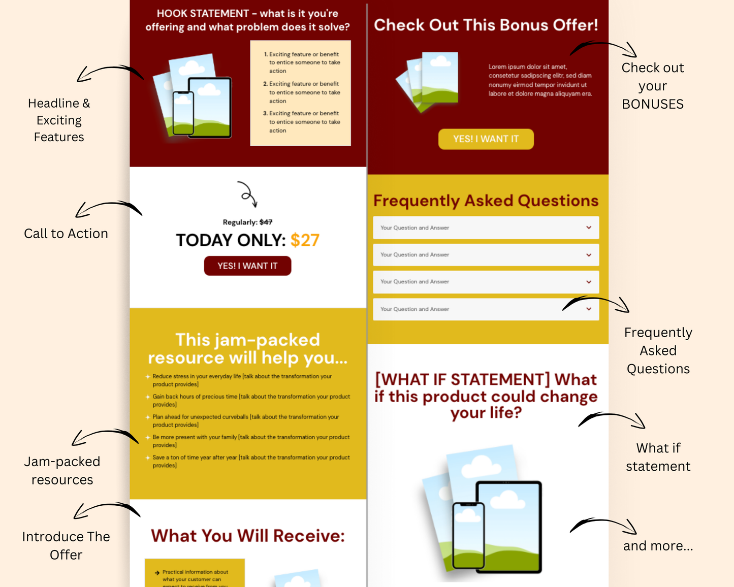 Halloween Enhanced Sales Page Template