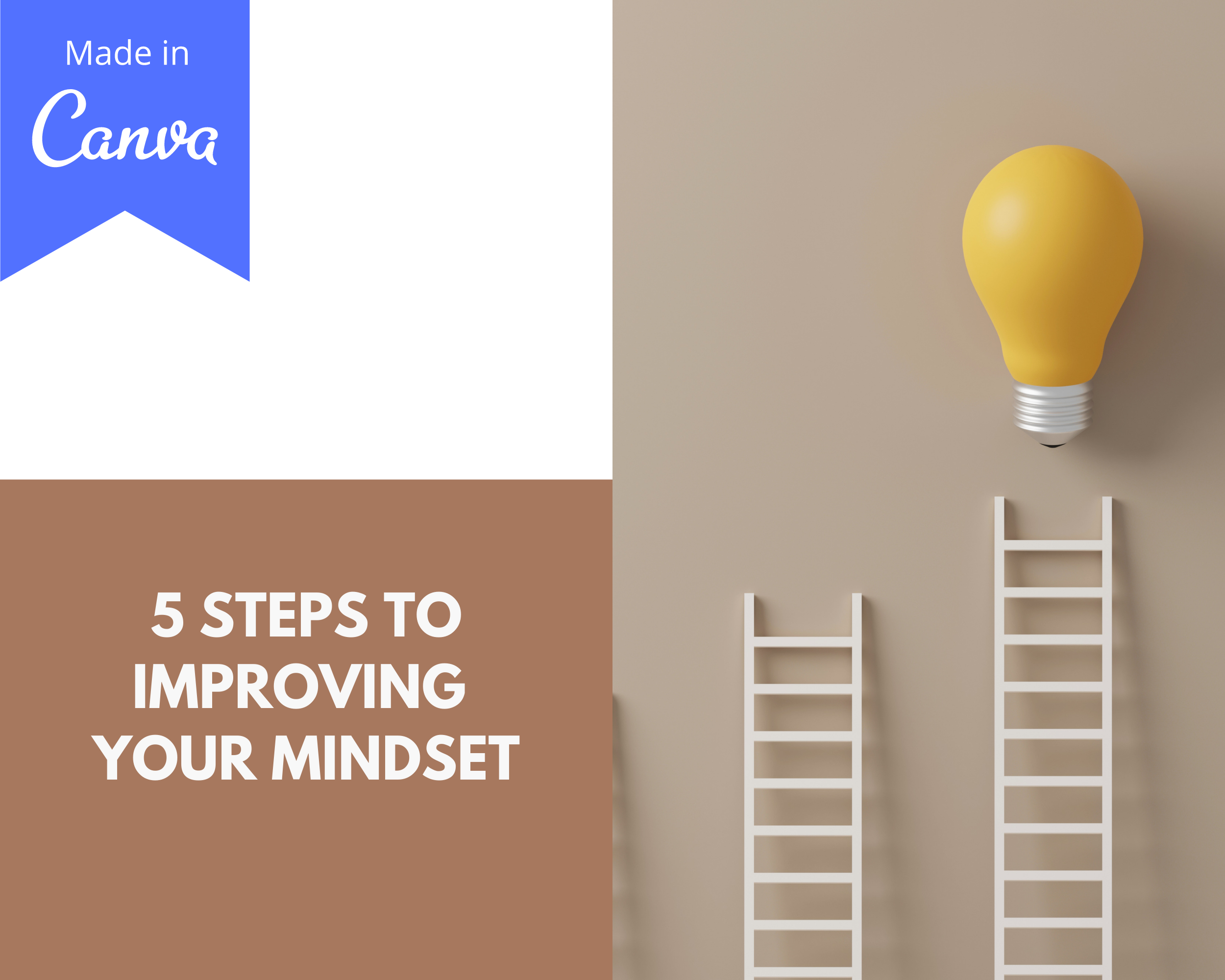 Editable 5 Steps To Improving Your Mindset Email Ecourse