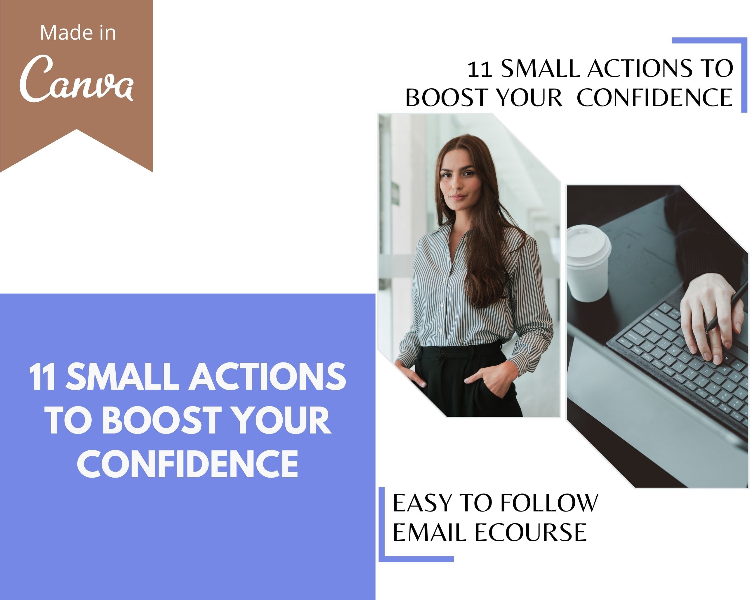 Editable 11 Small Actions To Boost Your Confidence Emails  | Newsletter Template