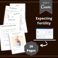 Editable Fertility Planner Templates in Canva | Commercial Use