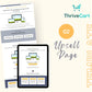 Royal Blue & Yellow ThriveCart 4-Page Sales Funnel Template