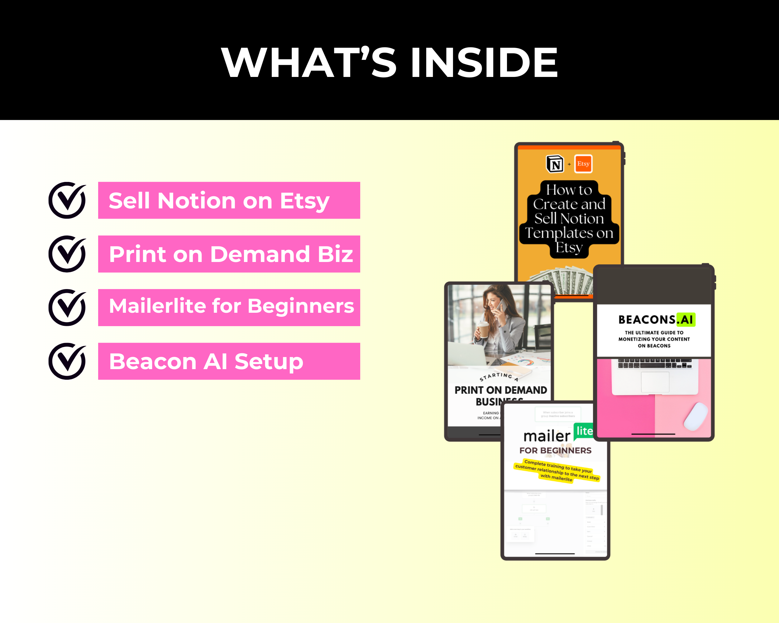 Selling Tools Bundle of 11 Editable Ebooks in Canva with PLR Rights