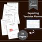 Editable YouTube Planner Templates in Canva | Commercial Use