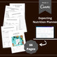 Nutrition Planner in Canva | Canva Template Pack | Nutrition Journal Template | Commercial Use