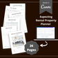 Editable Rental Property Planner in Canva | Commercial Use