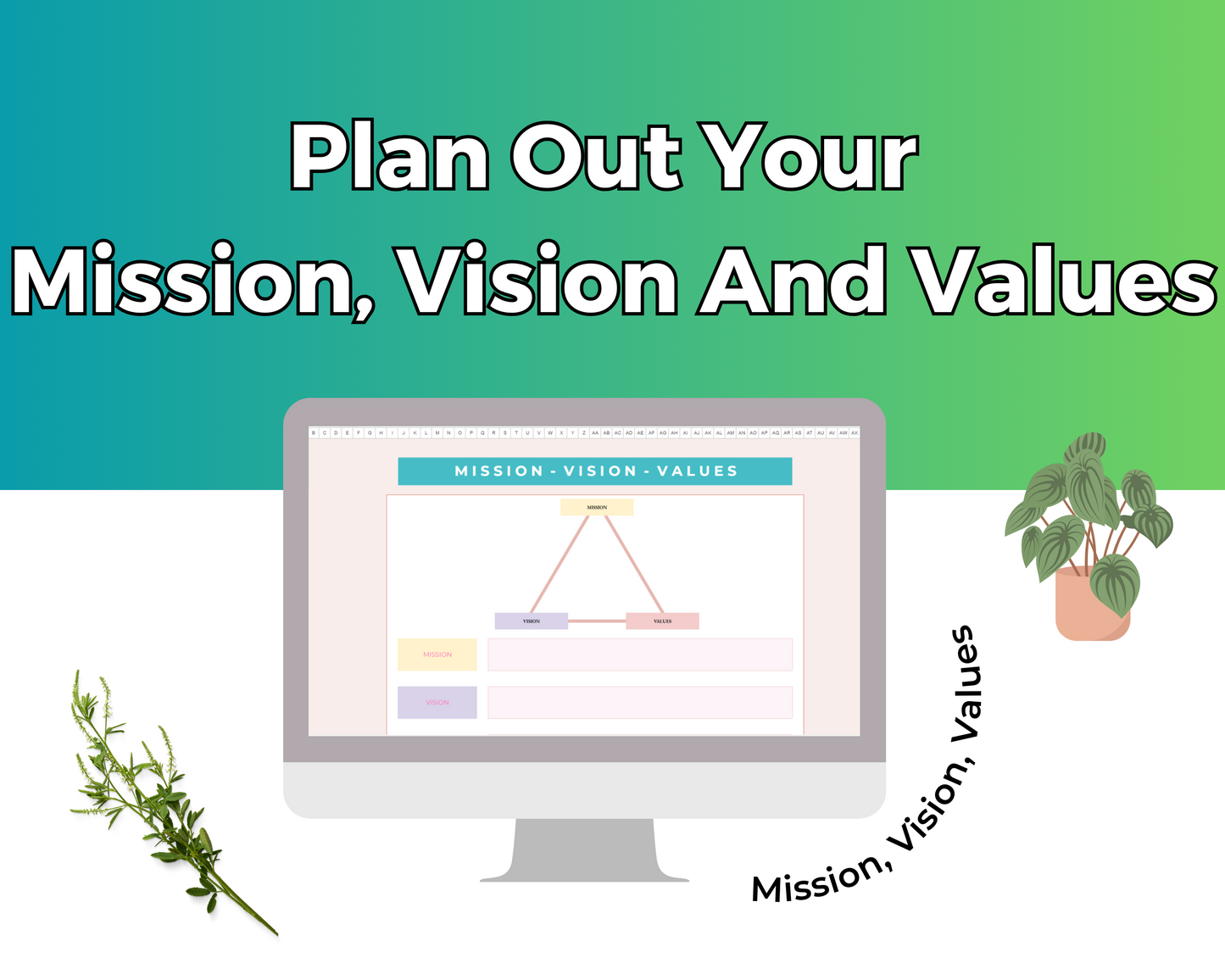 Signature Course Planner Google Spreadsheet | Simple Signature Course Google Sheets