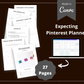 Editable Pinterest Planner Template in Canva | Commercial Use