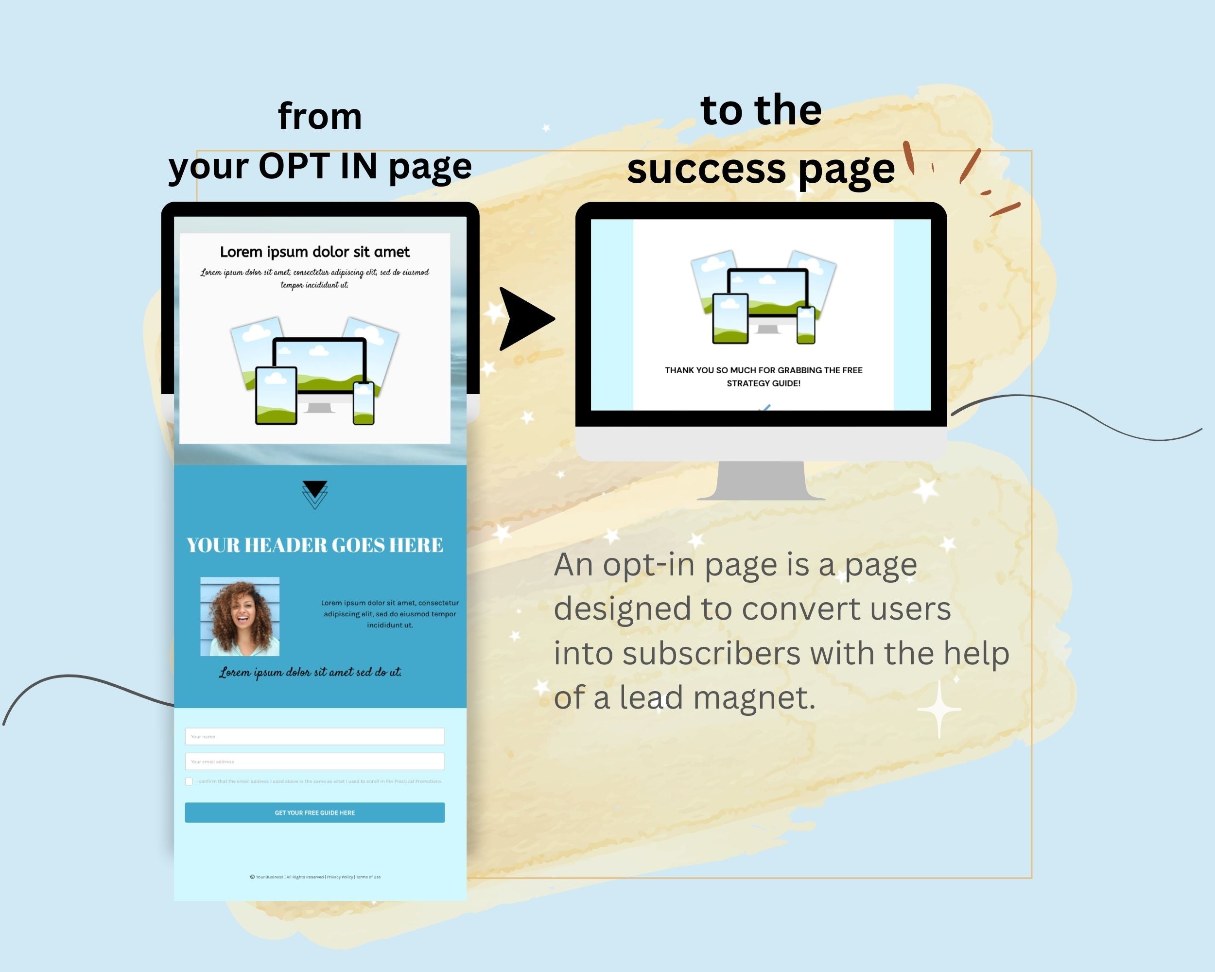 Ocean ThriveCart Opt-In Page Template