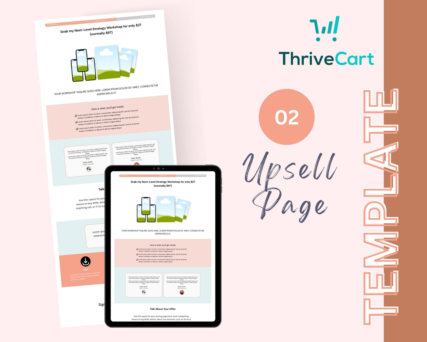 Fresh ThriveCart 4-Page Sales Funnel Template