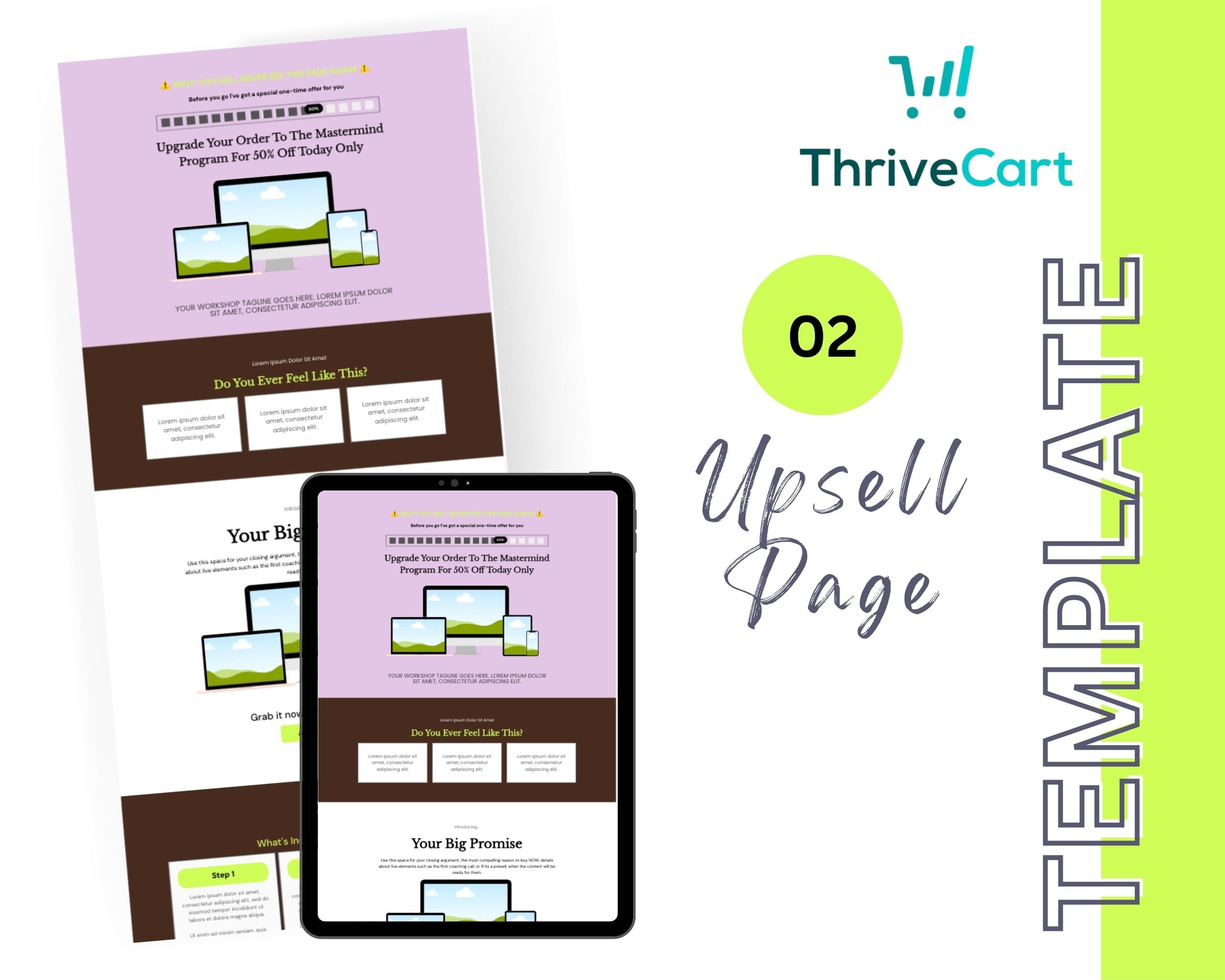 Retro Sales Funnel Template in ThriveCart