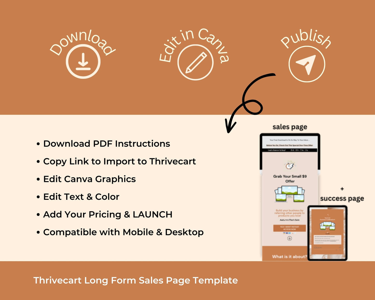 Autumn Enhanced Sales Page Template