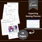 Editable Sewing Planner in Canva | Canva Template Pack | Sewing Business Planner Canva | Commercial Use