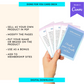 3 Minute Body Scan Meditation Card Deck | Editable 7 Card Deck in Canva | Commercial Use