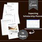 Editable Scholarship Planner in Canva | Commercial Use