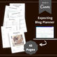 Editable Blog Planner Templates in Canva | Commercial Use