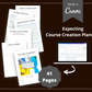 Editable Course Creation Planner in Canva | Commercial Use
