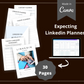 Editable LinkedIn Planner in Canva | Commercial Use