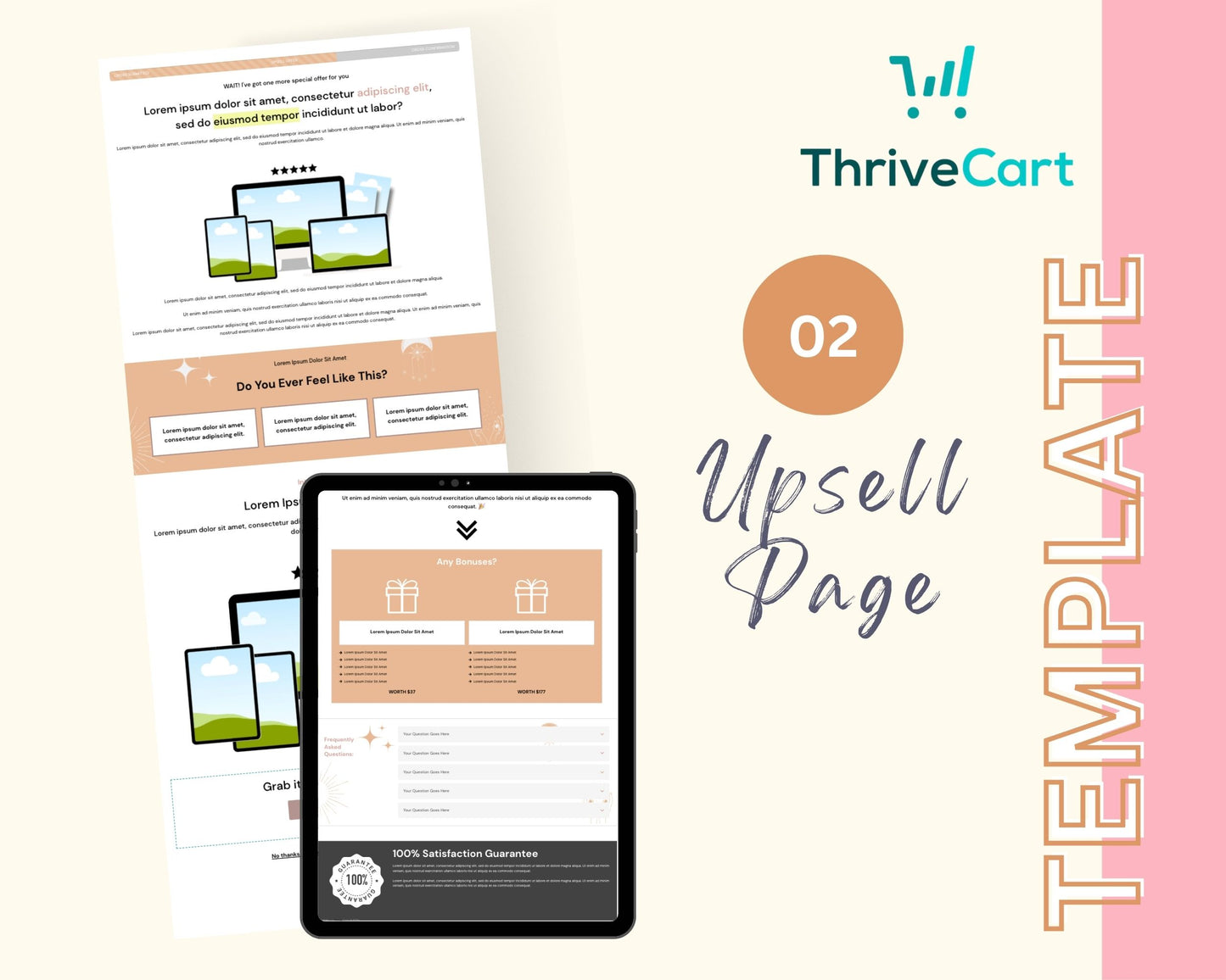 Spiritual ThriveCart 4-Page Sales Funnel Template