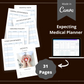 Editable Medical Planner in Canva | Commercial Use