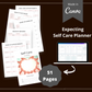 Editable Self Care Planner in Canva | Commercial Use