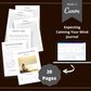Editable Calming Your Mind Planner in Canva | Commercial Use