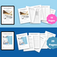 BUNDLE of 9 Academic Planner in Canva | Customizable | Editable Canva Templates | Commercial Use | Academic Planners
