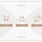 Editable 6 Day Happiness Through Self Care Emails | Rebrandable Newsletter Template