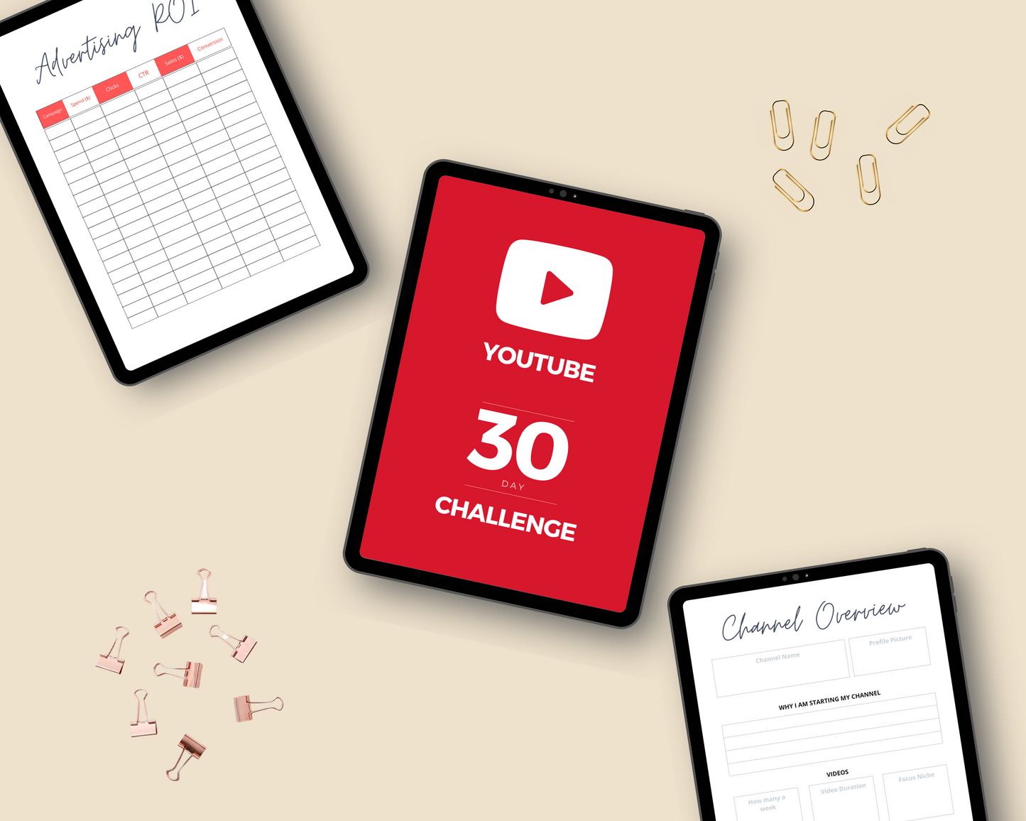 30 Day Of Starting a Youtube Challenge | Youtube Planner