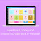 Positive Thinking Card Deck | Editable 38 Card Deck in Canva | Commercial Use