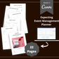 Editable Event Management Planner in Canva | Commercial Use