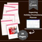 Editable Holiday Promotion Planner in Canva | Commercial Use