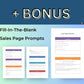 Winter Festive Sales Page Template