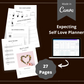 Editable Self Love Journal in Canva | Commercial Use
