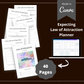 Editable Law of Attraction Planner in Canva | Commercial Use