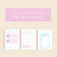 21-Day Law Of Attraction Challenge | Editable Canva Template A4 Size