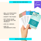 3 Minute Breathing Space Meditation Card Deck | Editable 9 Card Deck in Canva | Commercial Use