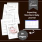 Editable New Born Baby Planner Templates in Canva | Commercial Use