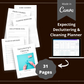 Editable Cleaning Planner in Canva | Canva Template Pack | Commercial Use