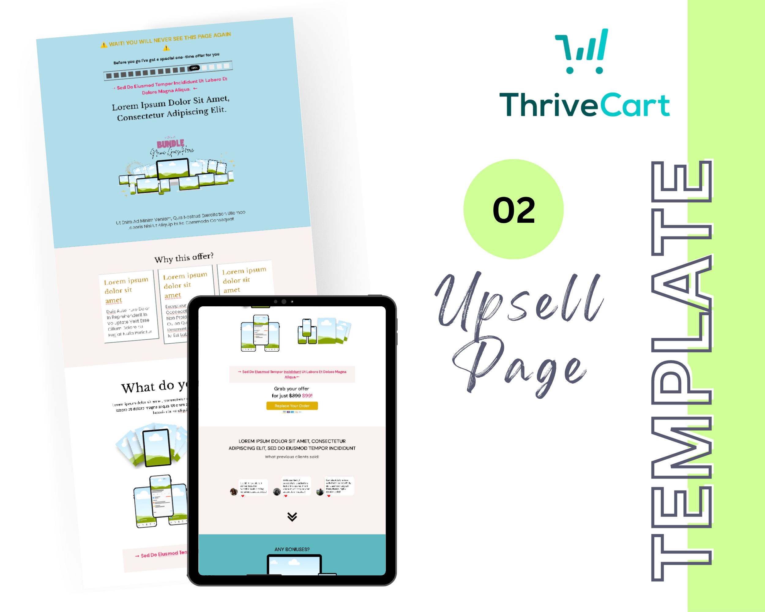Mini Offer Funnel Template in ThriveCart