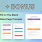 Ocean Online Course Canva Sales Page Template