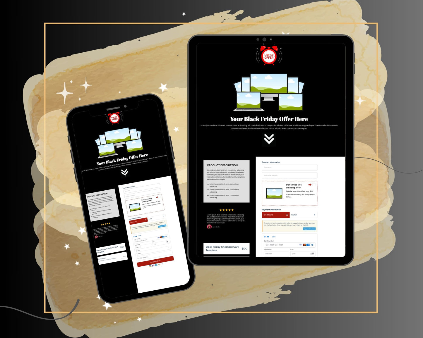 Black Friday ThriveCart Checkout Template