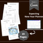 Editable New Year Planner in Canva | Canva Template Pack | New Year Planner Canva | Commercial Use