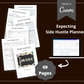 Editable Side Hustle Planner Template in Canva | Canva Template Pack | Side Hustle Template | Commercial Use