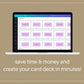 52 Mindful Questions to Ask Yourself Cards | Canva Inspirational Cards | Commercial Use Active