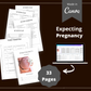 Editable Pregnancy Planner Templates in Canva | New Mom Planner Templates | Commercial Use