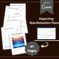 Editable Manifestation Planner Template in Canva | Commercial Use