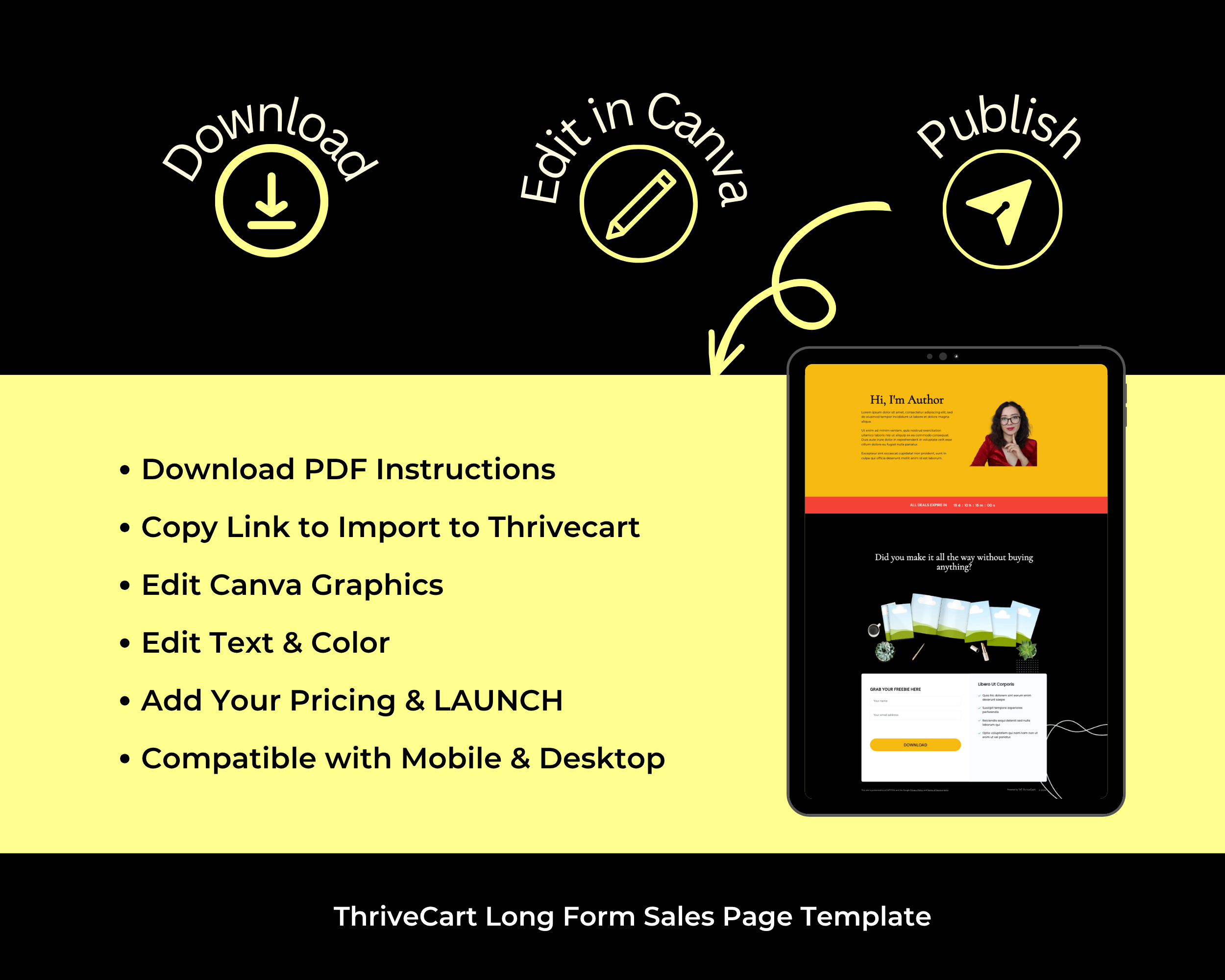 Black Friday Deals Sales Page Template
