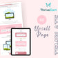 Pastel Pink ThriveCart 4-Page Sales Funnel Template